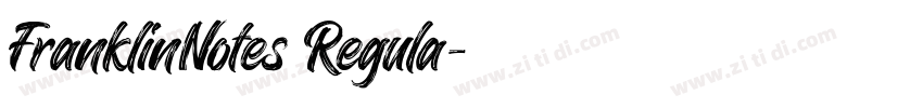 FranklinNotes Regula字体转换
